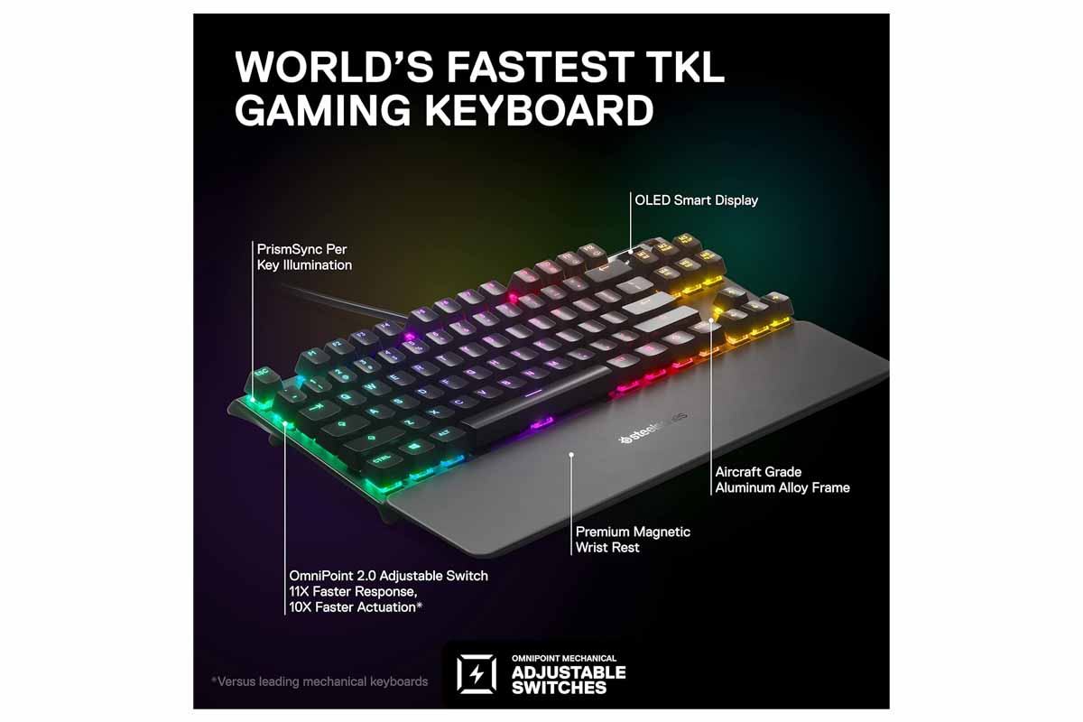 Steelseries Apex Pro TKL 2024 Gaming Keyboard