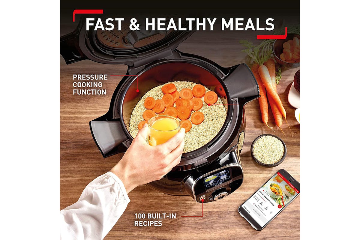 Tefal Cook4me 6L Digital Multi Pressure Cooker CY851840 Black