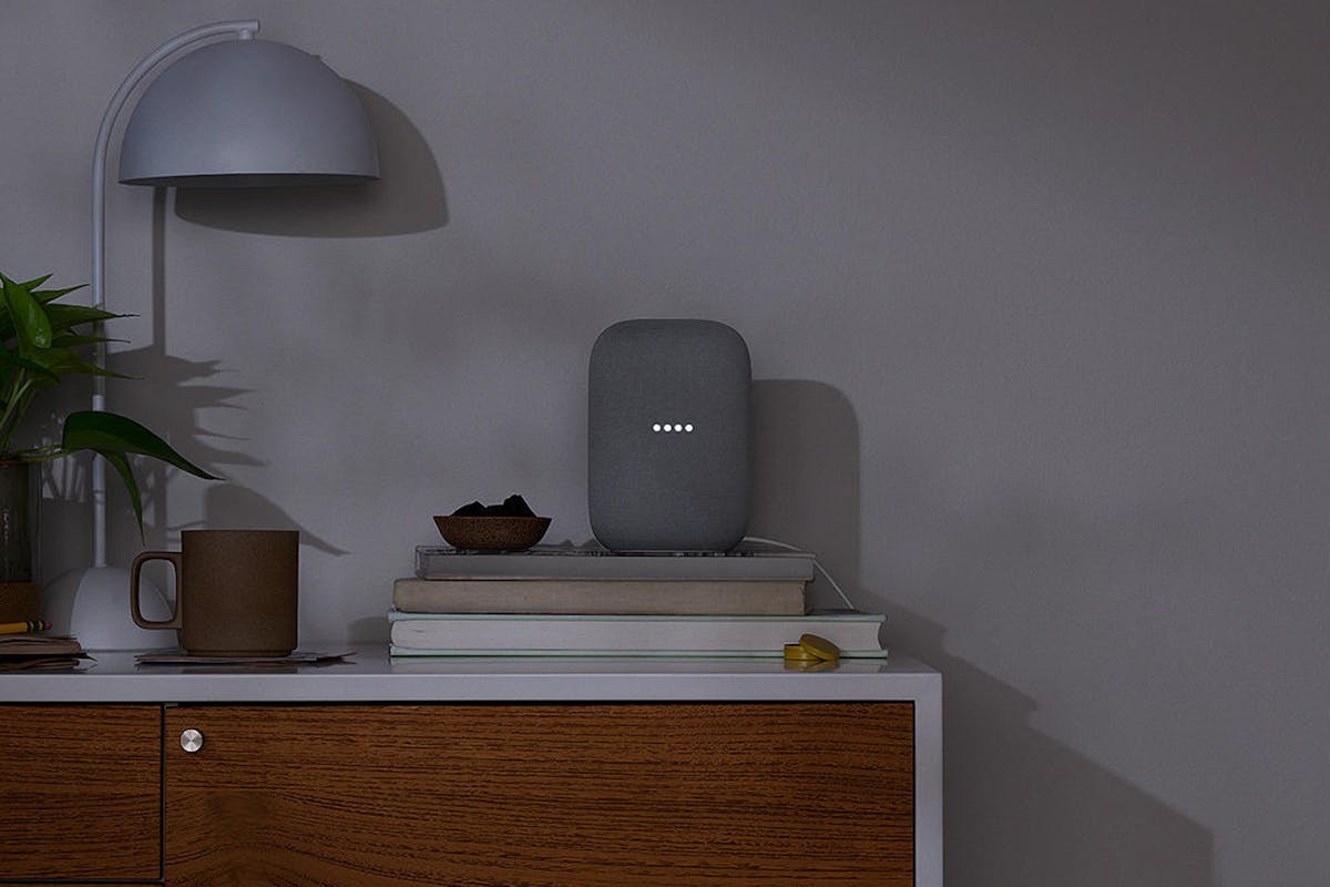 Store Google - Nest Audio - Smart Speaker - Chalk